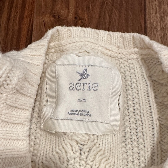 Cream Cable Knit Sweater - Picture 3 of 5